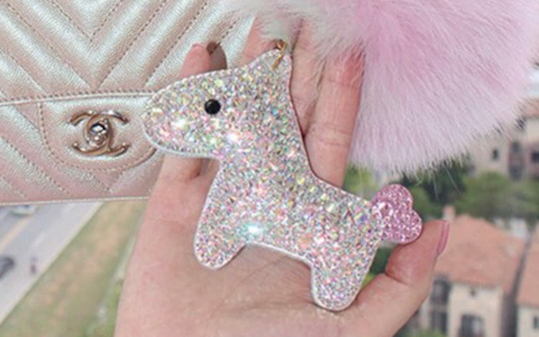 NICI Plush Keyring Horse Soft Bag Charm