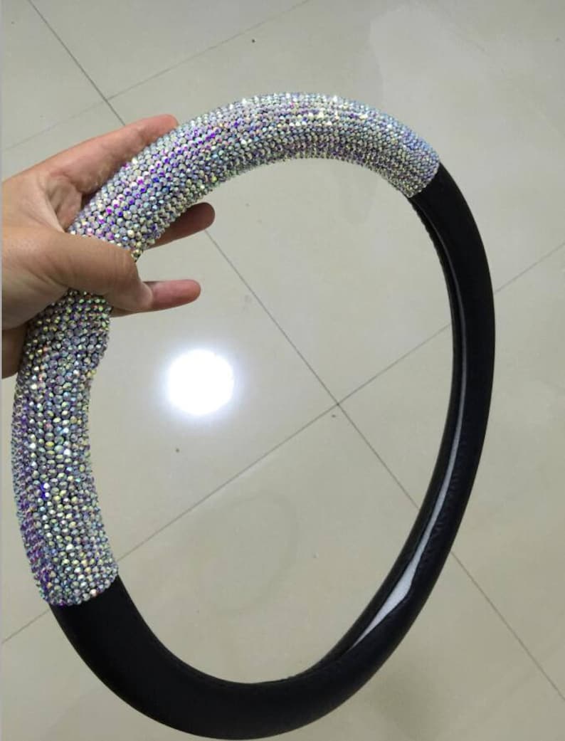 Bling Steering Wheel Cover Sparkly AB Swarovski Crystal Stones Etsy