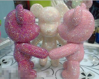 Rhinestone Bear Doll 7"/ 10"