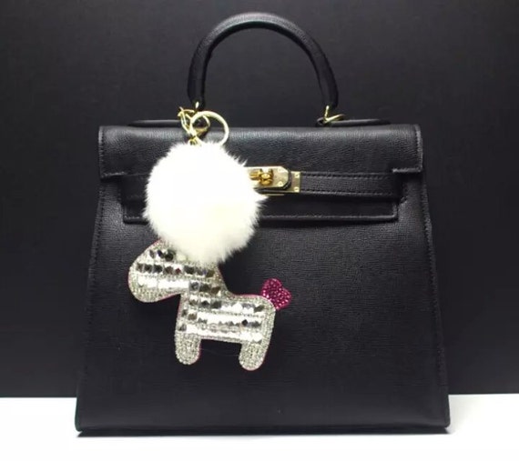 Custom Bling Bag Charms Tote Handbag Charms Pom Pom Furry Women Purse Charms Purple. Pink Puffs Pom Pom Ball Etsy Australia