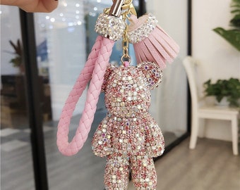 Bear Handbag Ornament Keychain