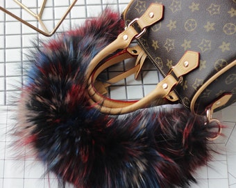 fluffy bag strap