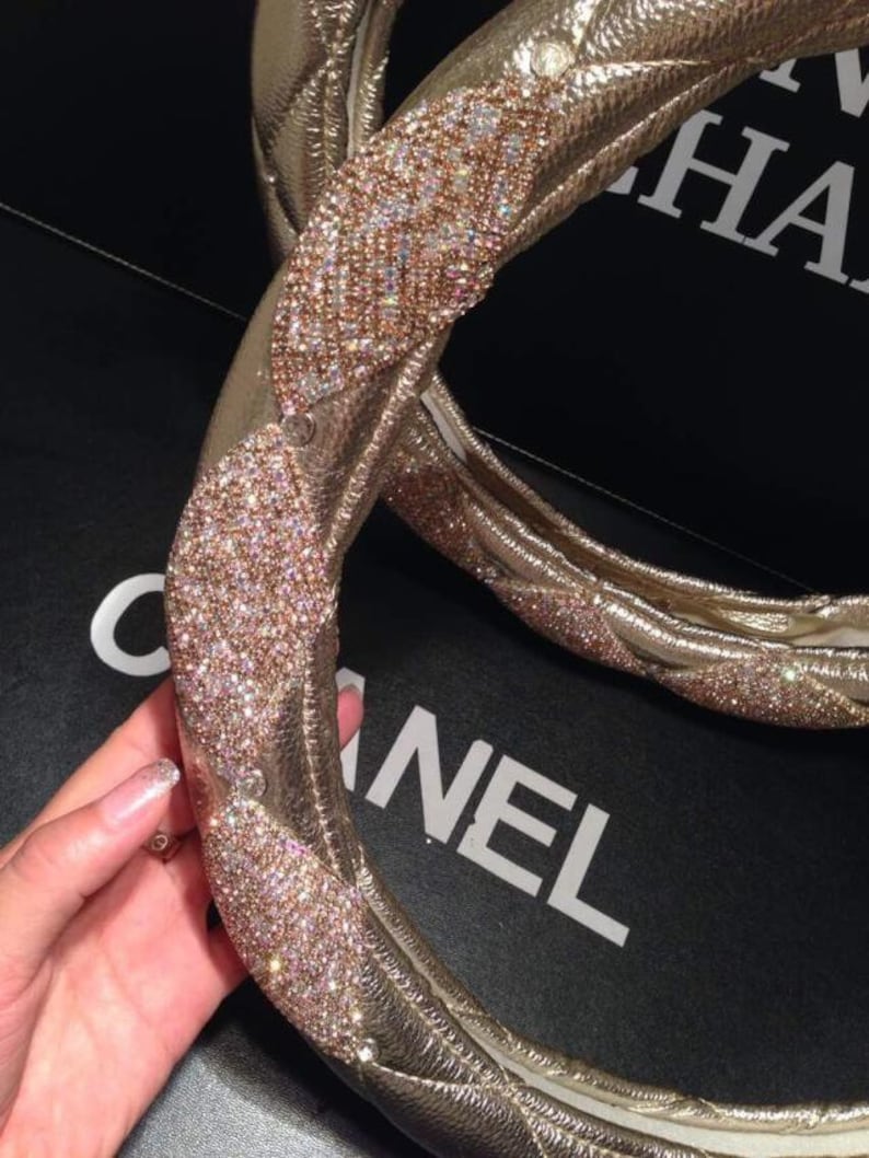 Unique Car Accessoriesbling Steering Wheel Cover Bling Etsy