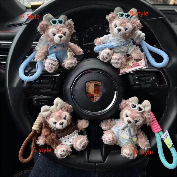 Portachiavi Con Strass Simpatico Orso Portachiavi Con Nappe - Foto 4