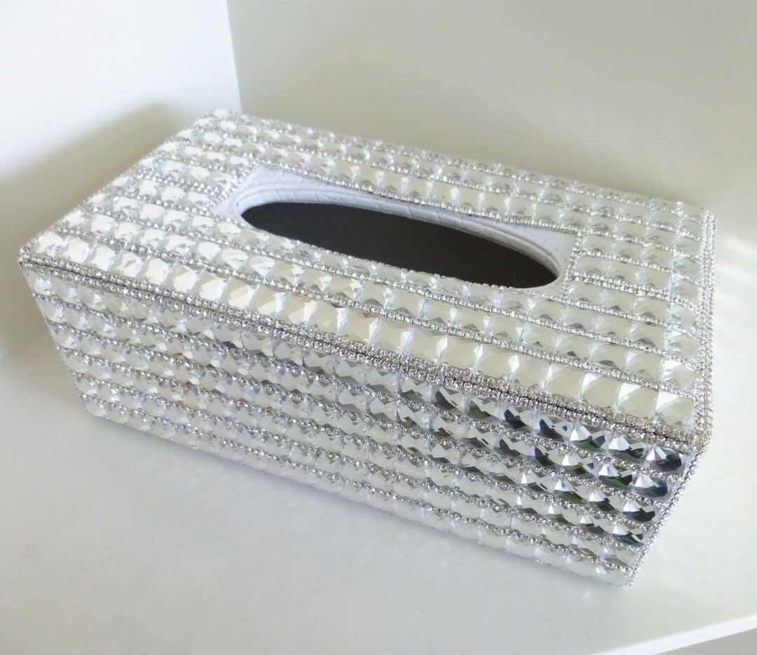 Sparkle Crystal Napkin Holder Box Bling Bling Out Handmade Etsy
