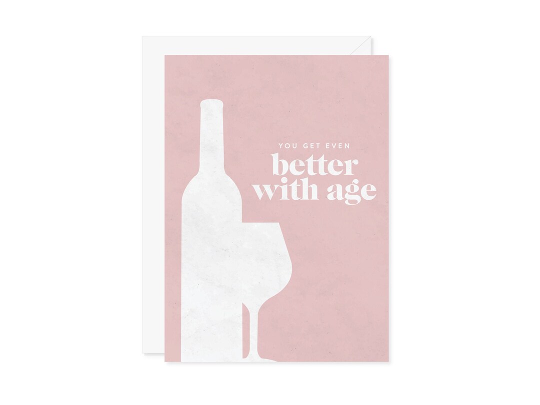 Old English Co. Funny Wine Birthday Card For Women Men - 'Favourite Wine Enthusiast' Humorous Birthday Card For Him Or Her - Fun Birthday Card For Best Friend, Sister