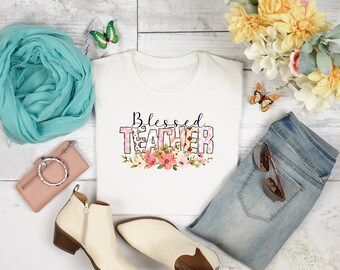 Blessed Teacher Shirt Back to School Shirt for Teachers