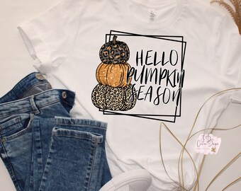 Hello Pumpkin Season Graphic Tee