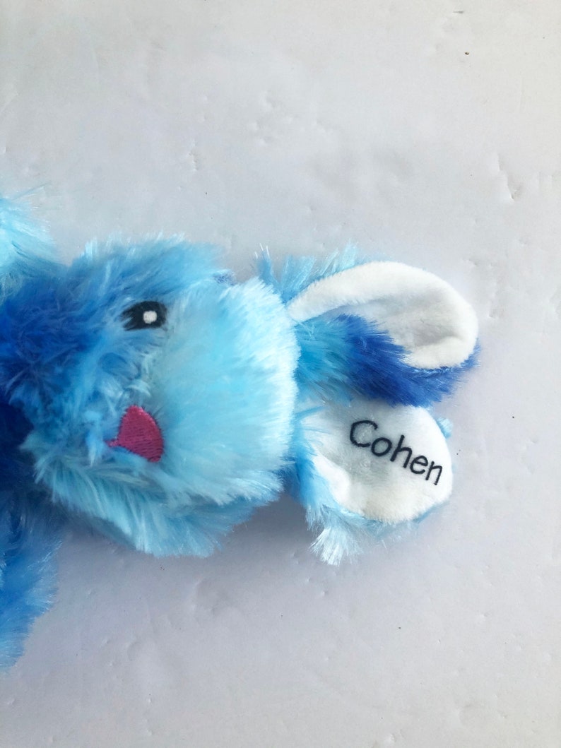 Personalized Blue Tie Dye Bunny Rabbit With Name Easter | Etsy