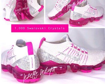 Pink Nike Vapormax Crystal Bling Purple Vapormax Flyknit Custom