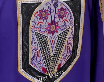 Custom Crystal Sports Team Jerseys DEPOSIT.  Rhinestone Bedazzled Jersey Blinged Out (Pics are examples) *Please Read Full Description