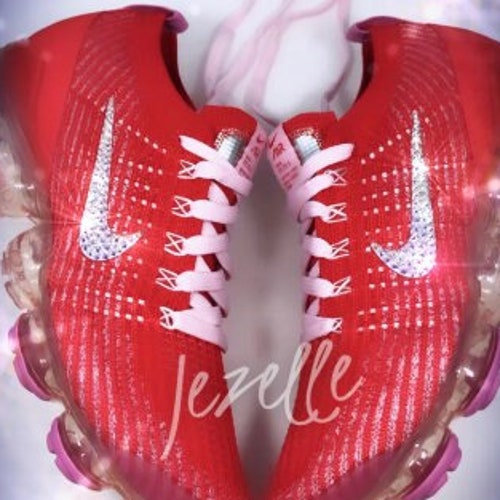 pink red white dunks