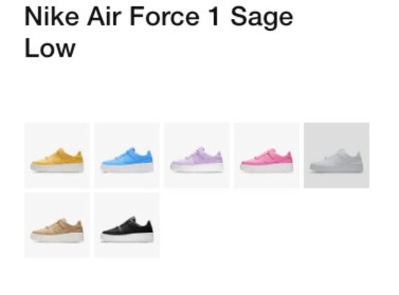 air force 1 sage lila