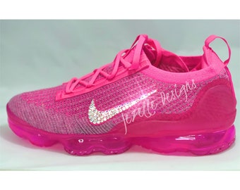 Pink Nike Vapormax Crystal Bling Purple Vapormax Flyknit Custom