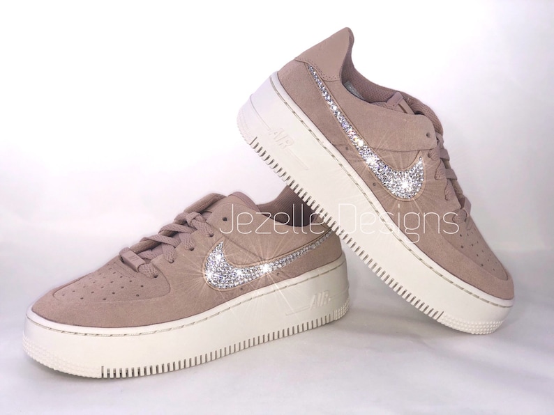 Nike Women's AF1 Sage XX Low Casual Shoes - Black/Black/White