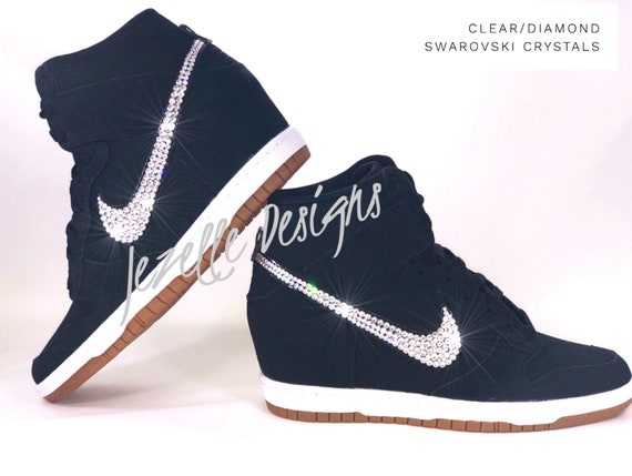 women's nike dunk wedge sneakers