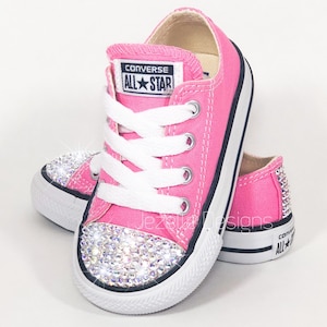 kids pink converse