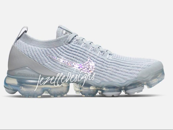 WHITE Bling Nike Air VaporMax Flyknit 3 