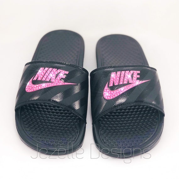 bling out nike slides