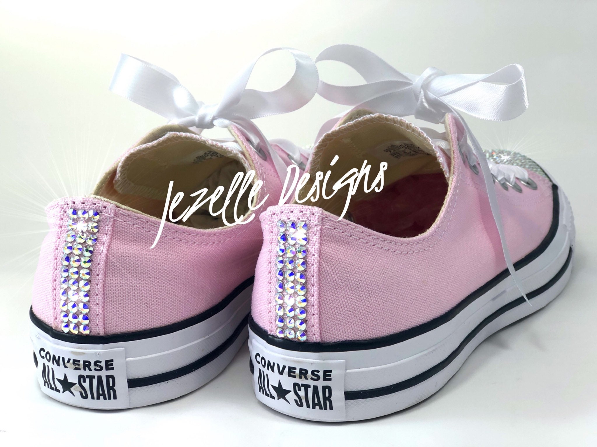 pink sparkle chucks