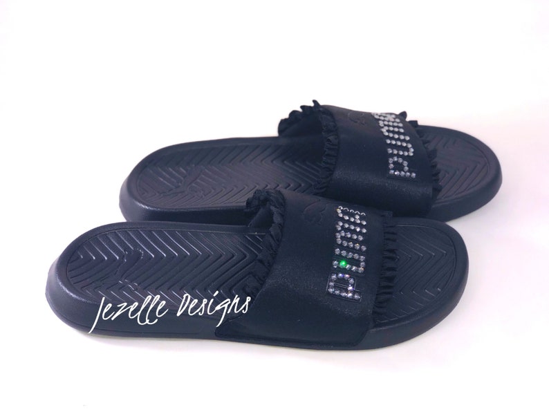 puma popcat silk slides