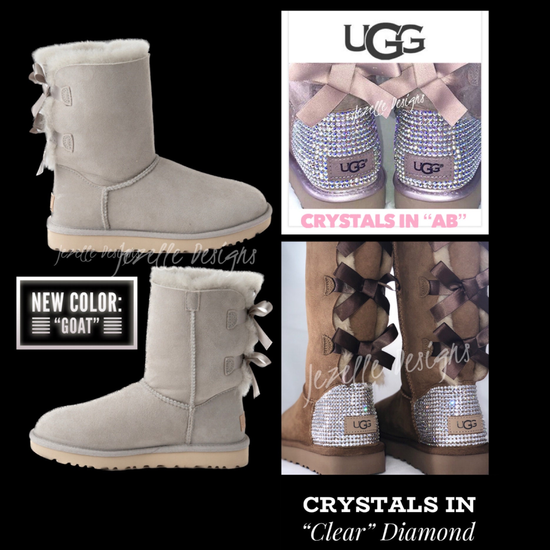 Ultra-Premium Crystal VGK Classic Short II UGG Boots