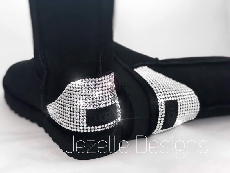 CLASSIC Short Custom Uggs Hand Jeweled W/ Over 1300 Brilliant Etsy