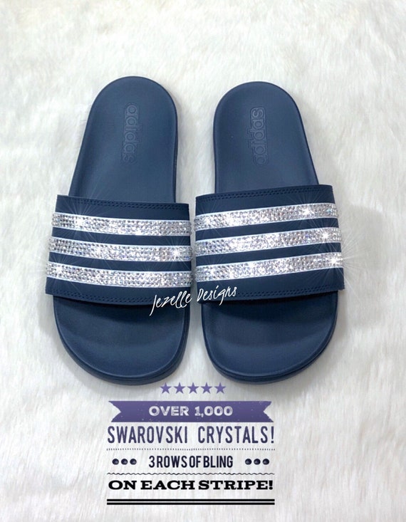 crystal clear sporty slide sandals