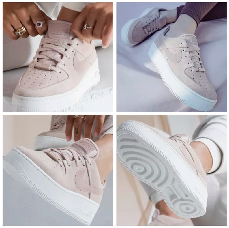 Women's Air Force 1 AF1 Sage XX Low Casual Shoes Custom - Etsy UK