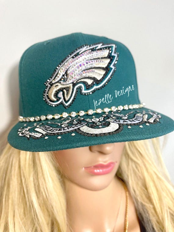 Fly high with our Custom Bling Philadelphia Eagles Hats! NFL | Accessories | Fly High With Our Custom Bling  main image 2