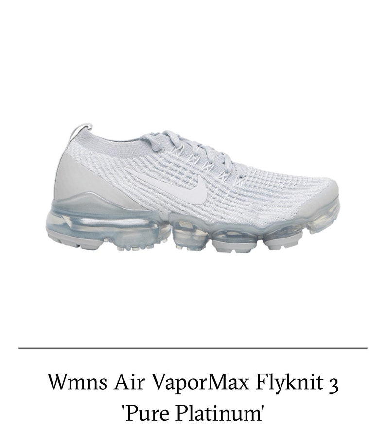Nike Air VaporMax Flyknit 3 Triple White mens Sears