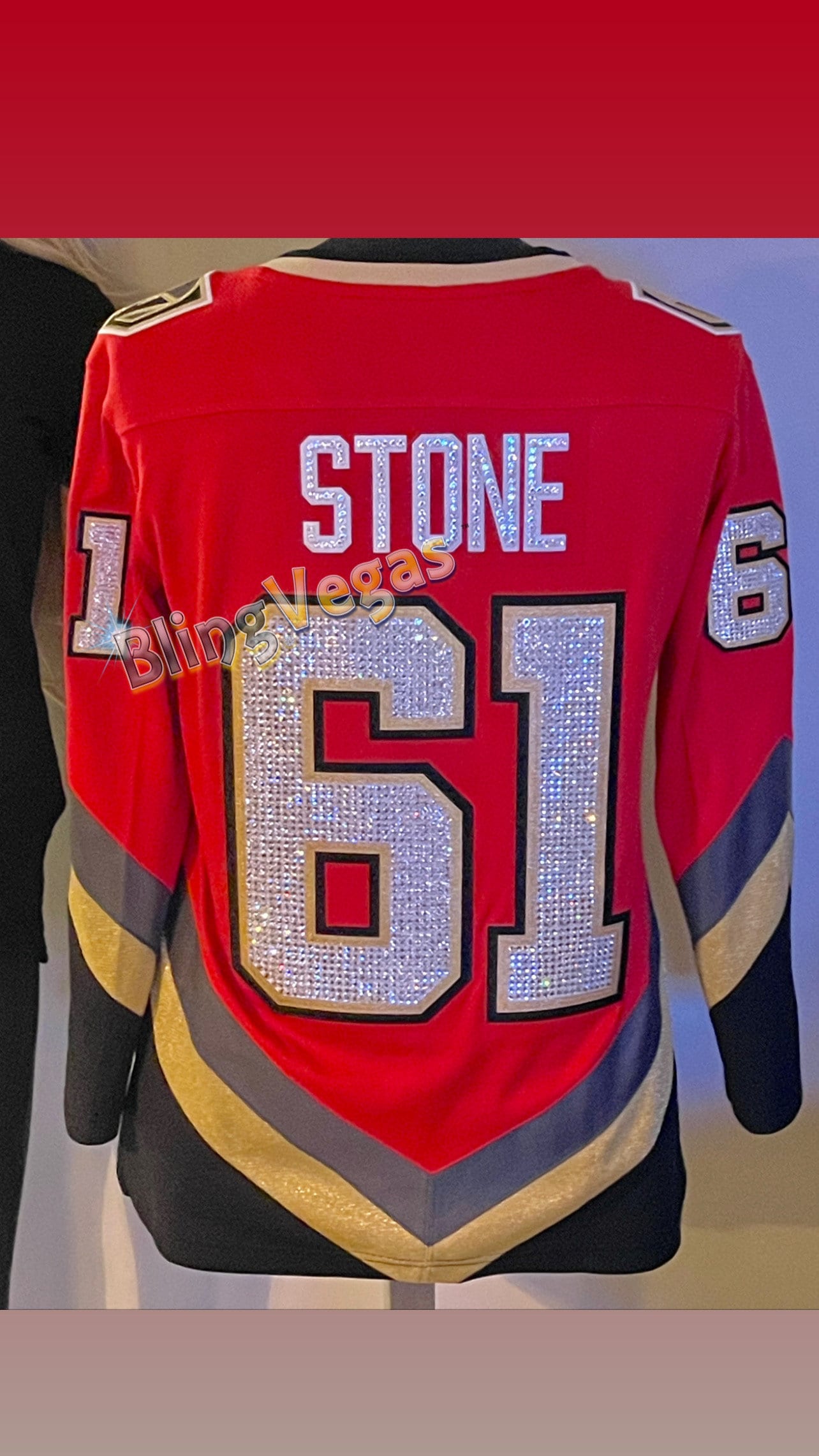 Custom Crystal KC Chiefs Mahomes Kelce Jerseys Deposit. Rhinestone ...