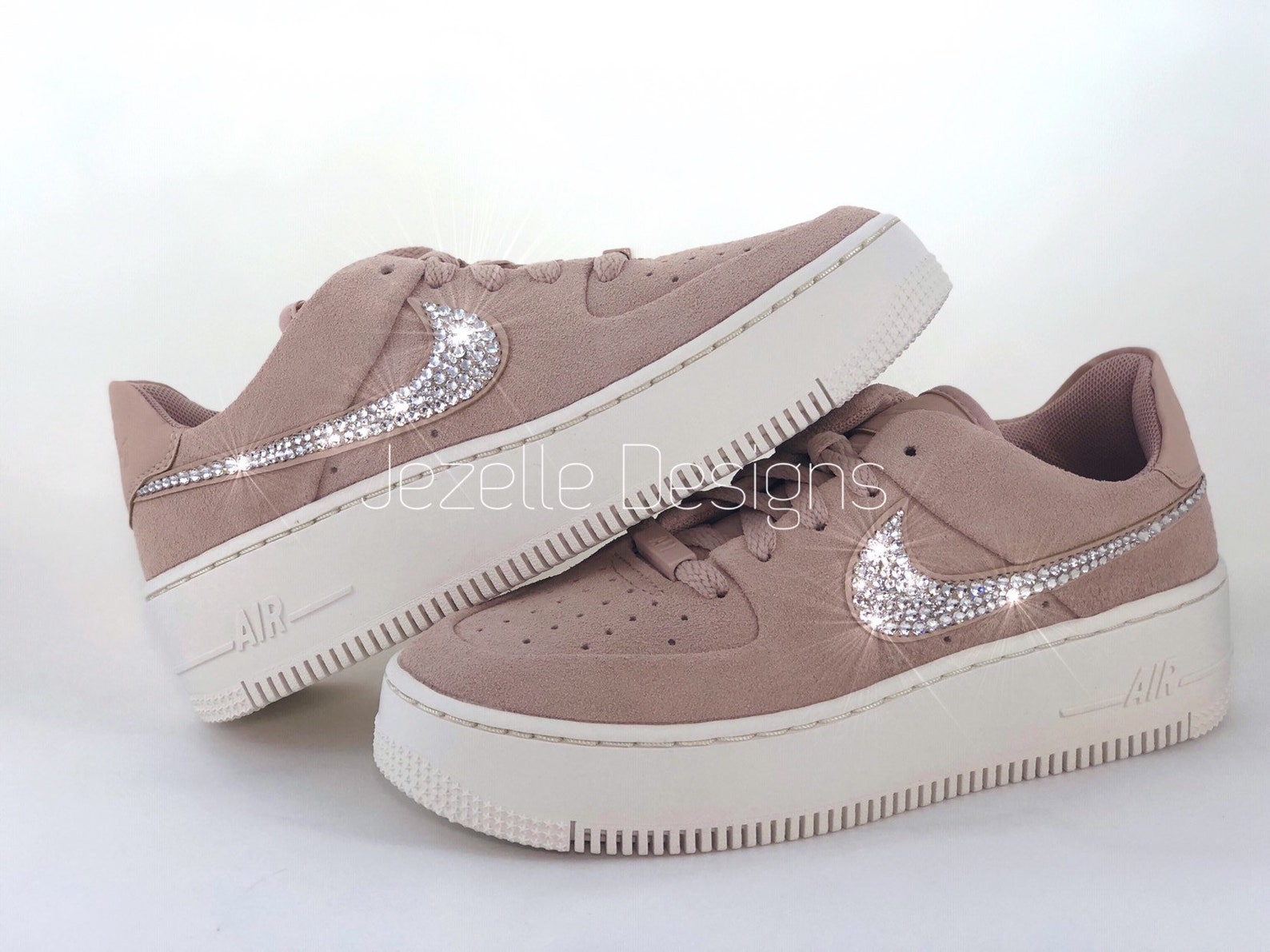Women's Air Force 1 AF1 Sage XX Low Casual Shoes Custom - Etsy UK