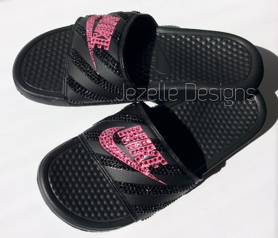 bling nike sandals