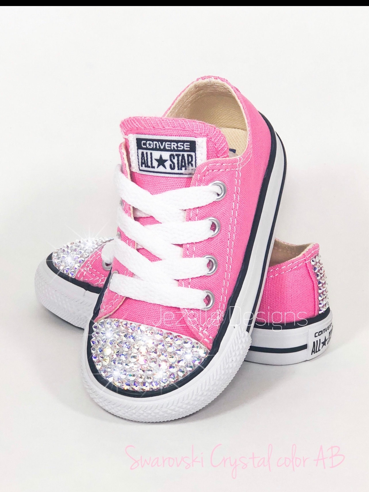 Swarovski crystal on sale baby converse