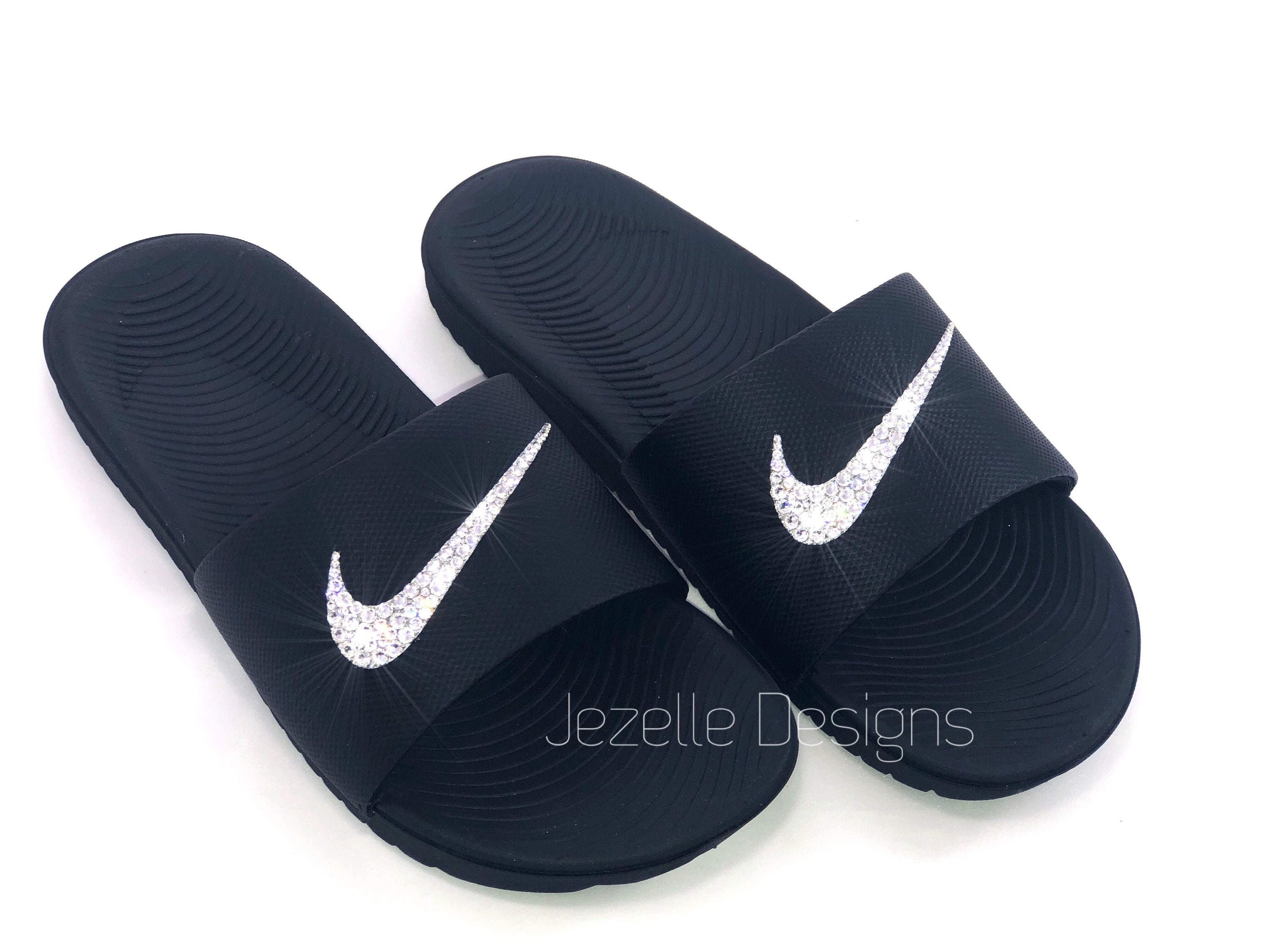 nike bling sandals