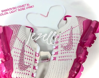 Custom Bling Vapormax Flyknit Custom Hand Jeweled Kicks
