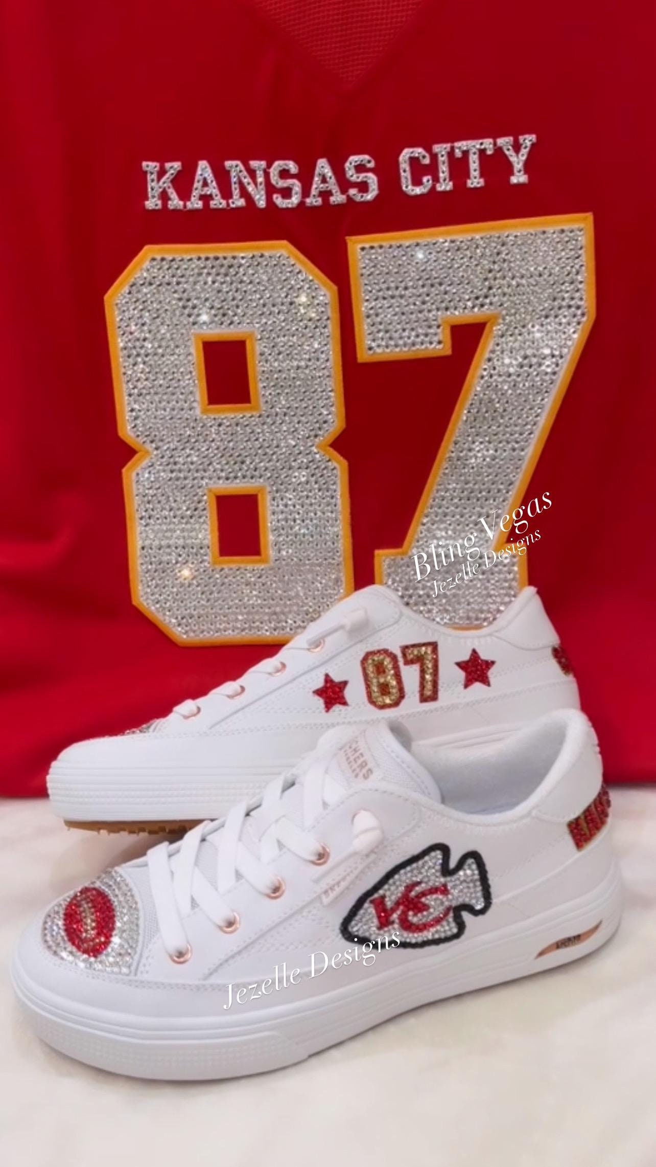Vintage Men\'s Game Day NFL KC Chiefs Tennis Shoe\'s Chiefs Converse - Etsy main image 2