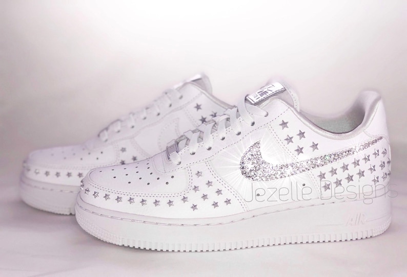 nike wmns air force 1 xx star studded white