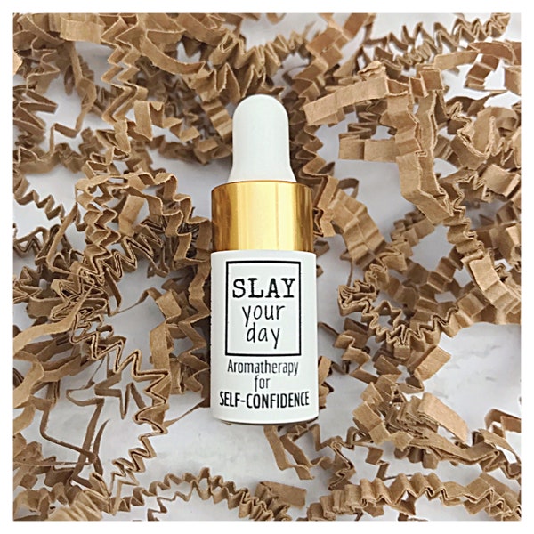 Self-Confidence Essential Oil Blend | Aromatherapy for Inner Strength, Courage, Mood Boost | Diffuser Blend | SLAY YOUR DAY