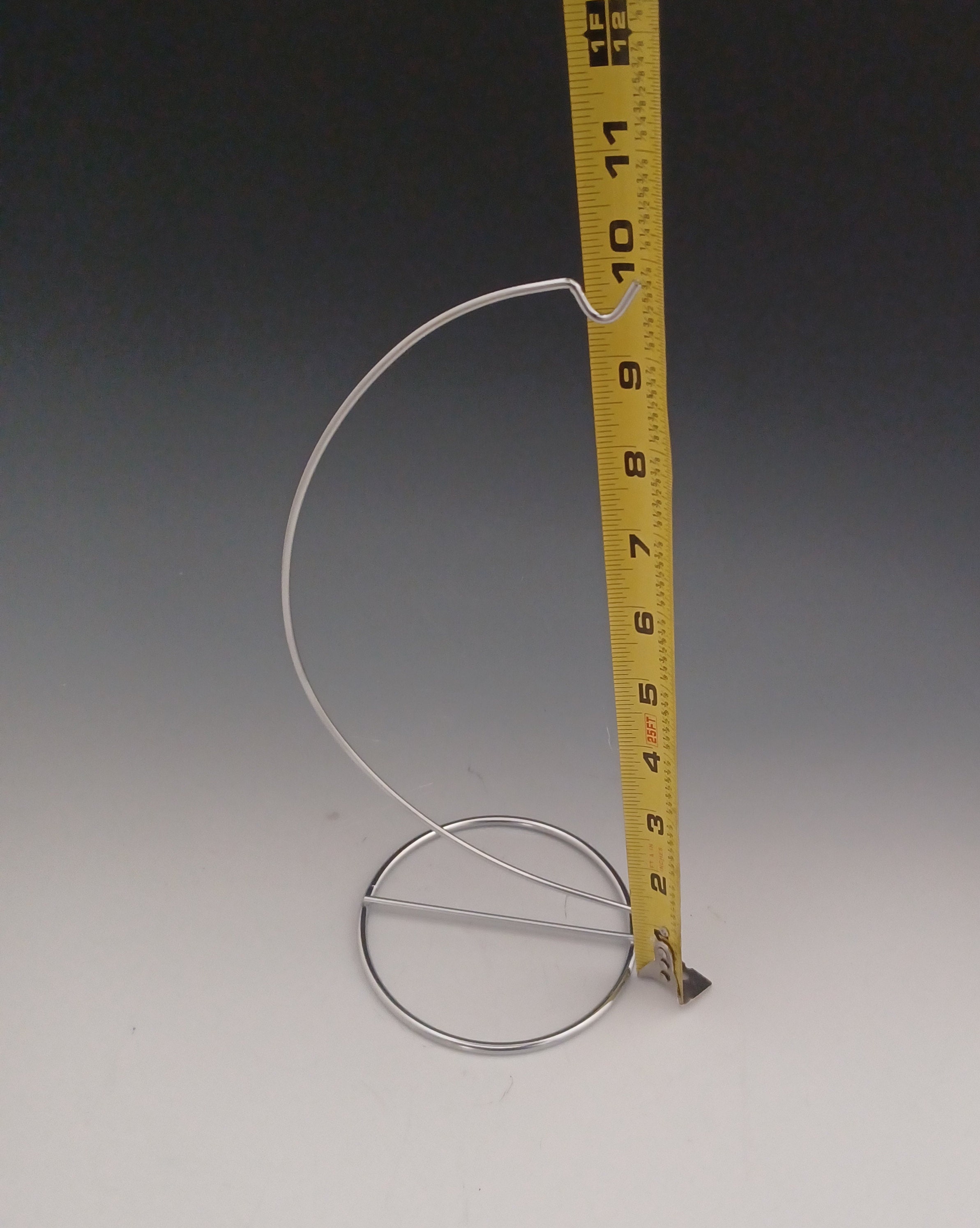 Ornament Stand Collectible Hanger Silver Stand Metal Stand Display
