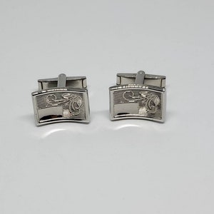 Antique silver tone cufflinks