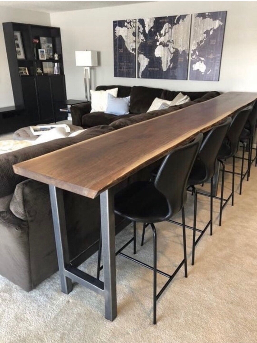 Live edge 2024 pub height table