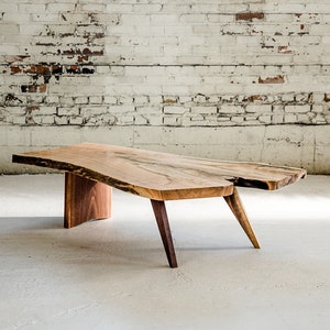Mid Century Coffee Table - Custom Live Edge Furniture