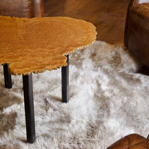 Mid-Century Modern, Exotic Australian Burl Side / End Table image 1