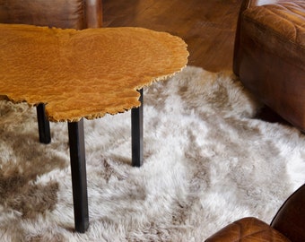 Mid-Century Modern, Exotic Australian Burl Side / End Table