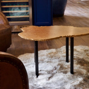 Mid-Century Modern, Exotic Australian Burl Side / End Table image 4