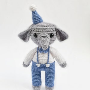Elephant toy, Amigurumi, StuffedToy, Gift for child, Baby Shower Gift, Handmade Toy, Crochet Toy
