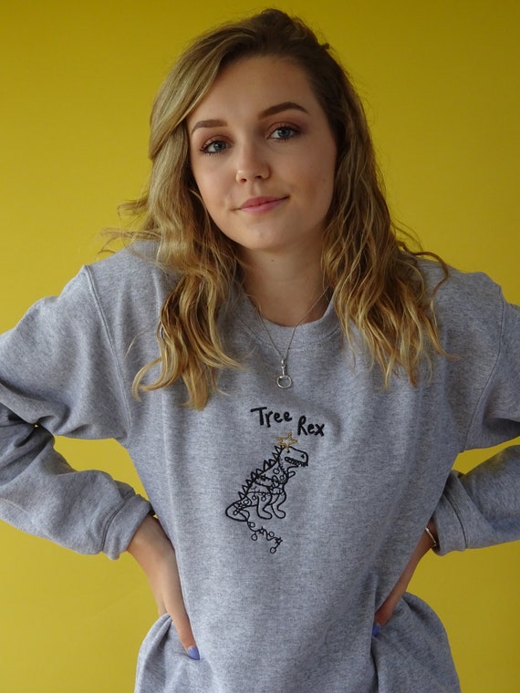 tree rex christmas jumper