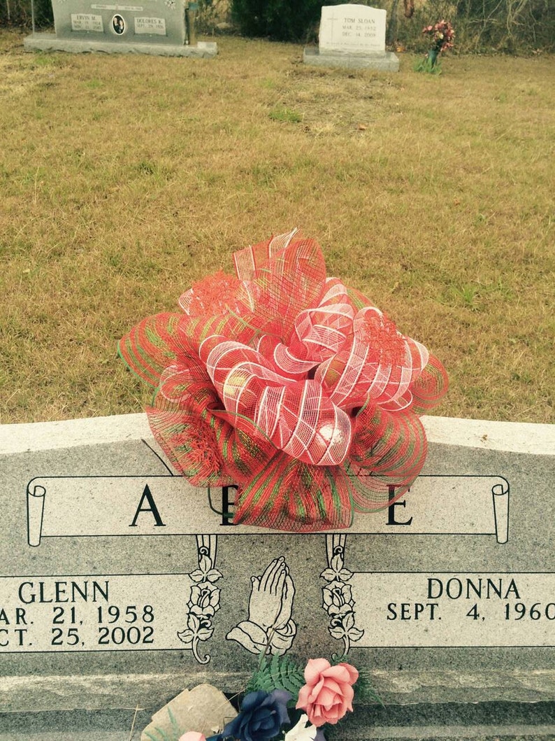 Christmas headstone saddle Etsy